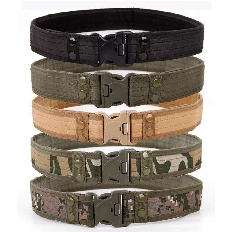 Army Style Combat Belts - WOODLANDS