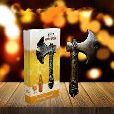 Axe Shaped Bottle Opener - Retro Silver