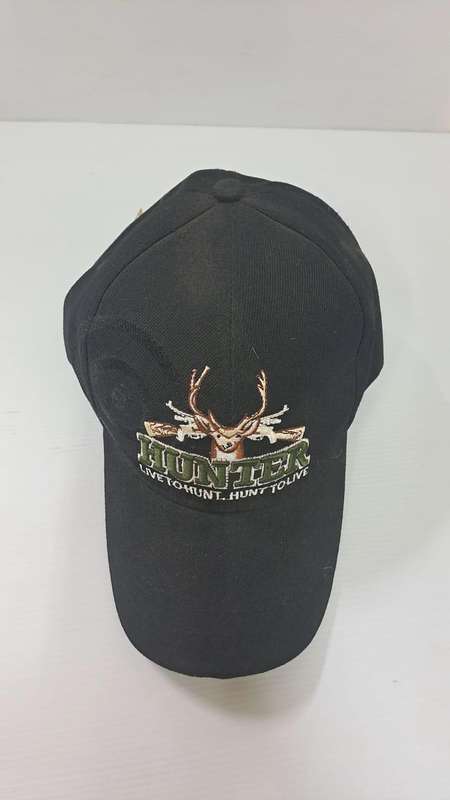Black Hunters Cap - Live to Hunt, Hunt to Live