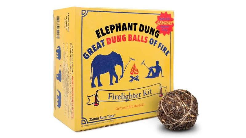 Elephant Dung Firelighters 4 Balls Braai And Fire