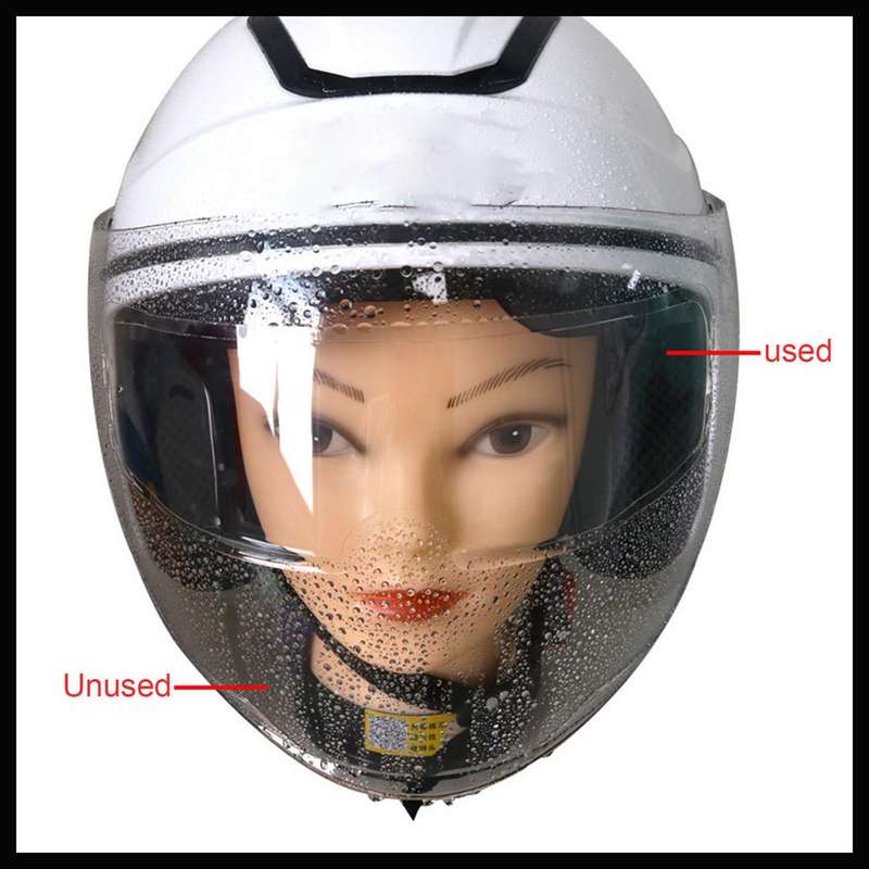 Rainproof Anti Fog Film For Helmets - Rainproof and High Transparency 2 in 1