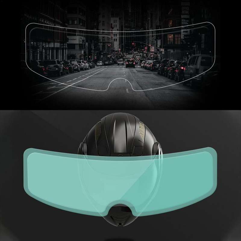 Rainproof Anti Fog Film For Helmets - Rainproof and High Transparency 2 in 1