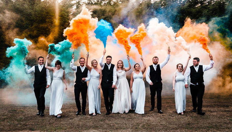 Smoke Bomb Photography Event Birthday Gender Reveal Cinema