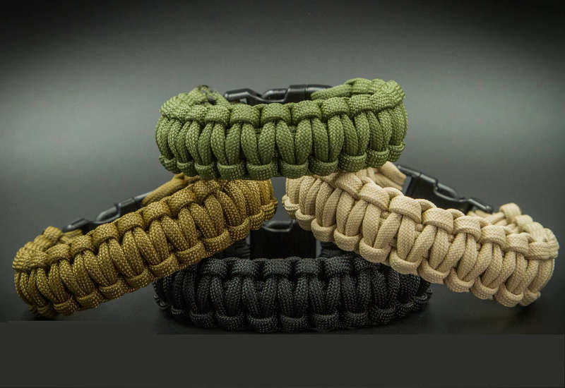 Paracord Survival Flint & Steel 5 in 1 Armband