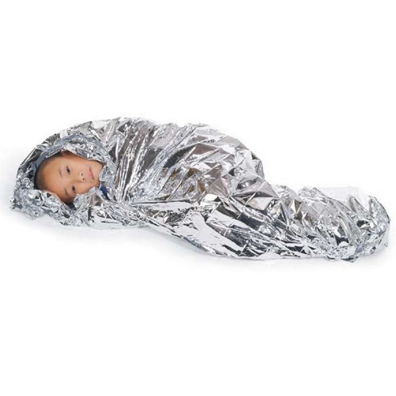 Emergency Reflective Blanket Survival Tent Mylar Thermal Ultralight Waterproof Tent