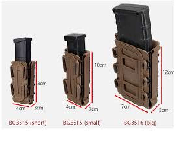 Adjustable Hunting Pouches Tactical Molle Single Mag Pouch suit for 9mm Pistol Magazine