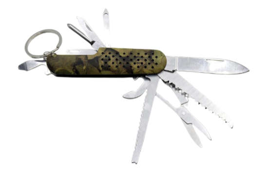 12 in 1 Multi-Functional Stainless Steel Portable K.n.i.f.e