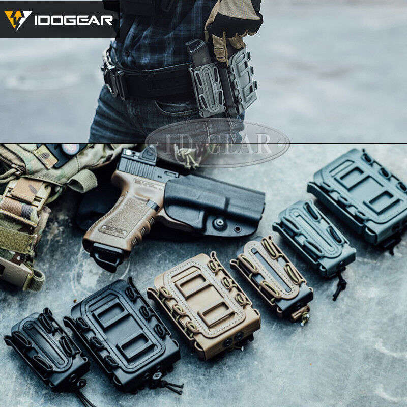 Adjustable Hunting Pouches Tactical Molle Single Rifle Mag Pouch suit for 5.56mm/7.62mm