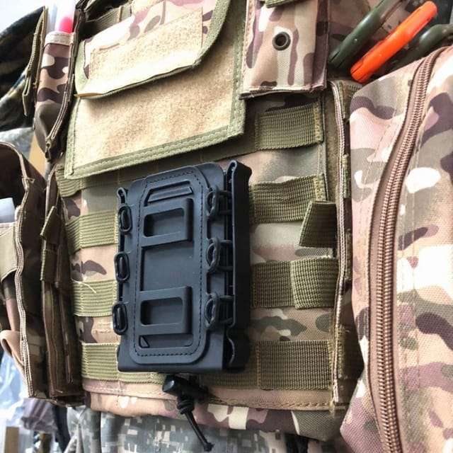 Adjustable Hunting Pouches Tactical Molle Single Rifle Mag Pouch suit for 5.56mm/7.62mm