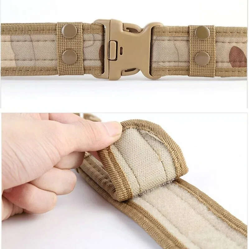 Army Style Combat Belts - WOODLANDS