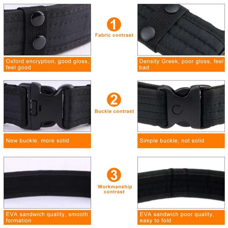 Army Style Combat Belts - WOODLANDS