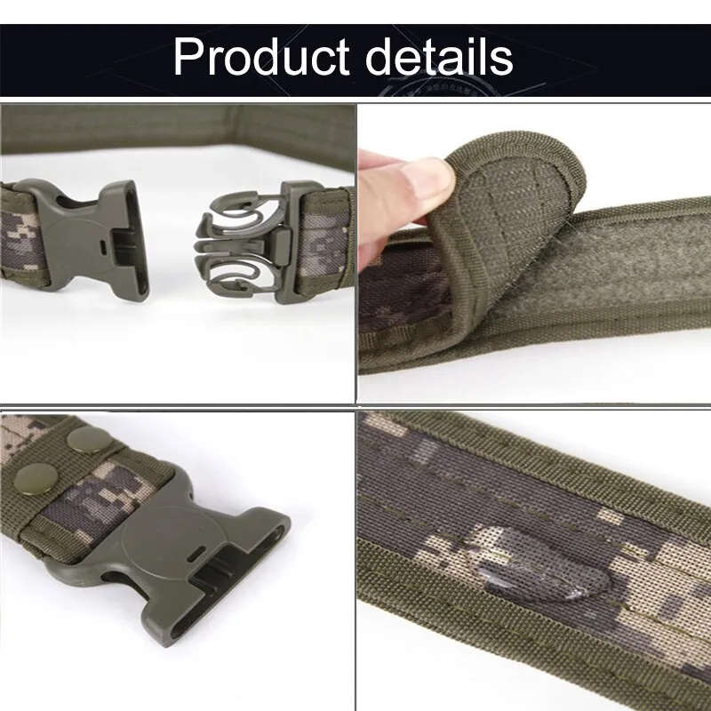 Army Style Combat Belts - WOODLANDS