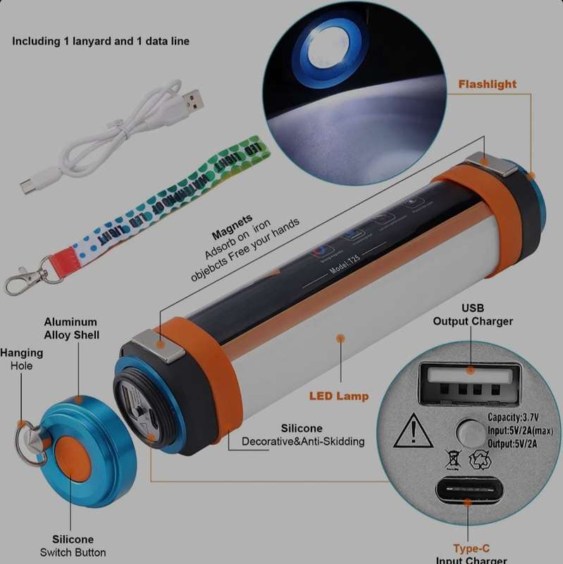 Powerlite T-15 Rechargable Waterproof Lamp Multi-Purpose Light - R490