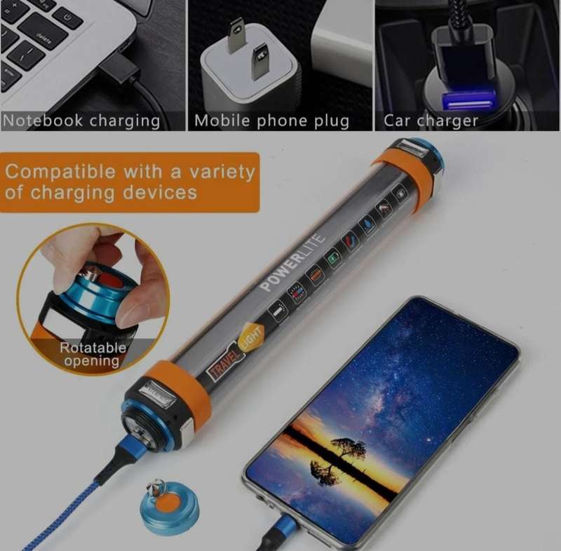 Powerlite T-15 Rechargable Waterproof Lamp Multi-Purpose Light - R490