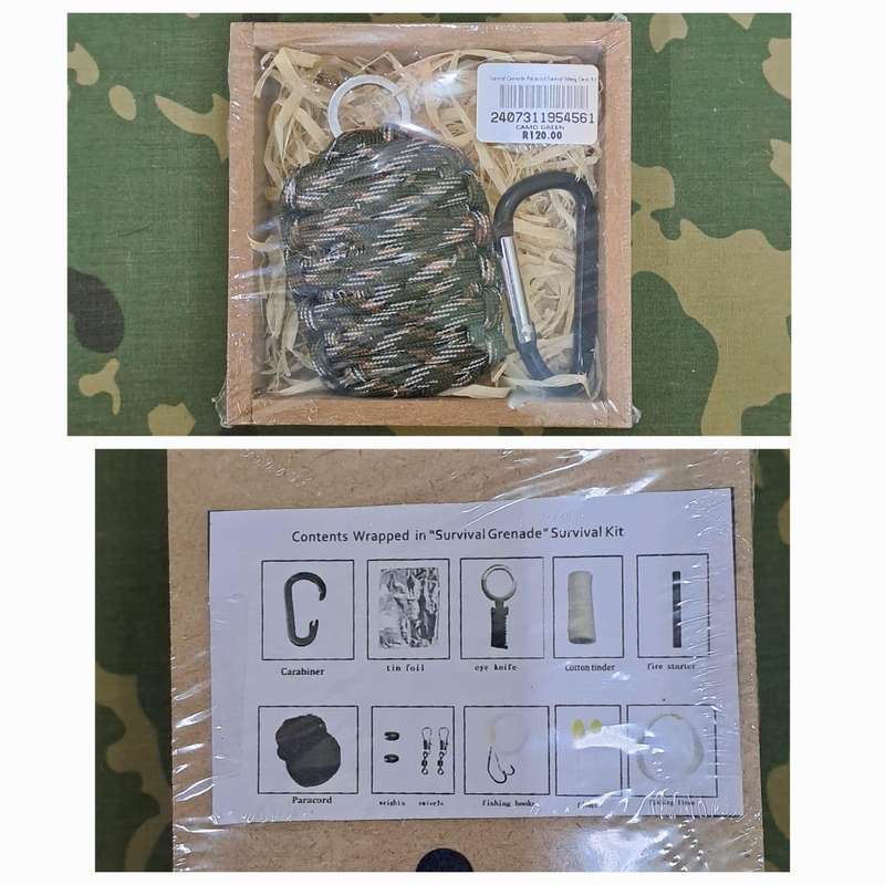 10 in 1 Paracord survival kit