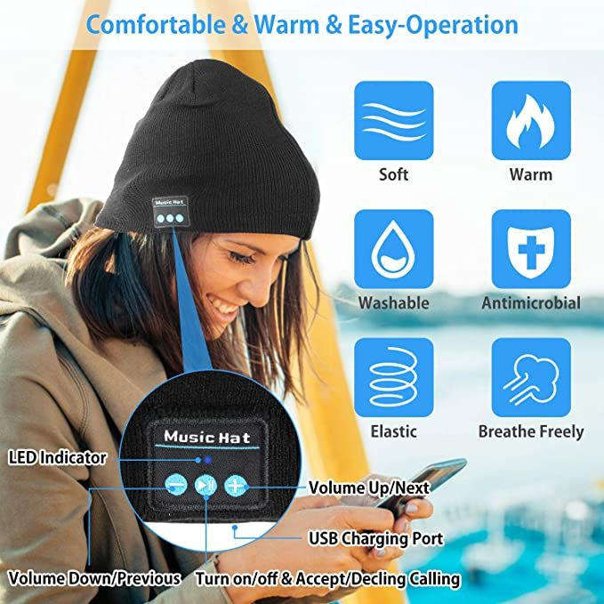 Bluetooth Beanie - RED