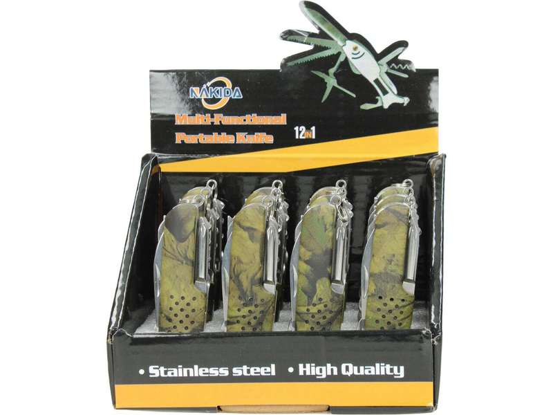 12 in 1 Multi-Functional Stainless Steel Portable K.n.i.f.e