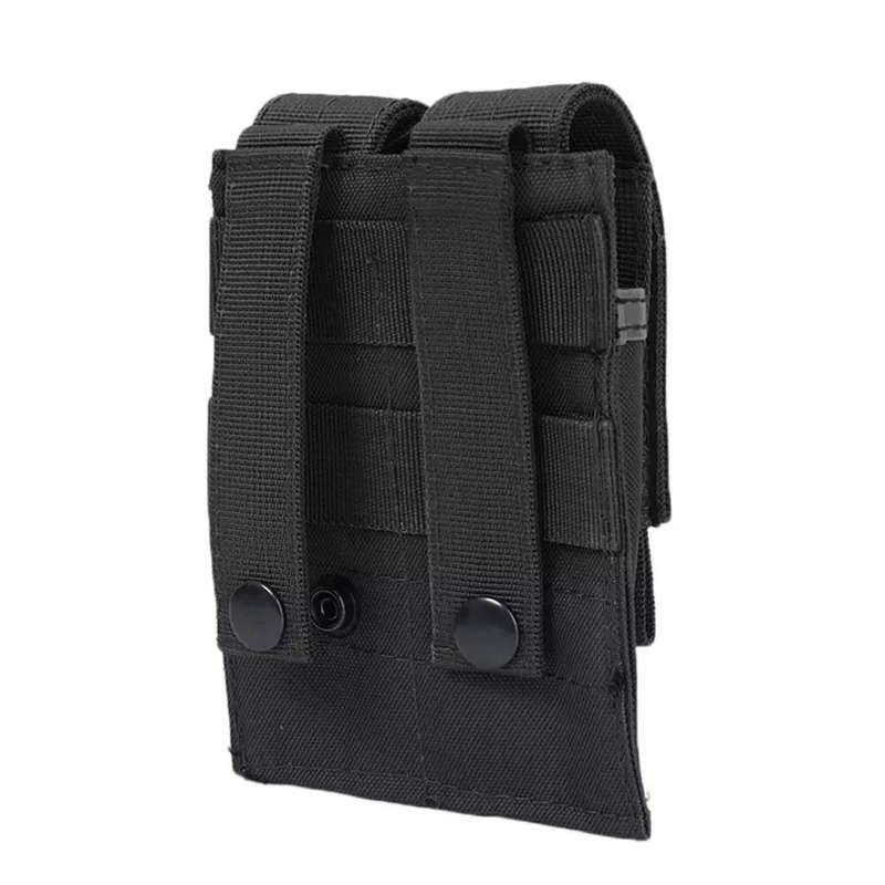 Molle Magazine Pouch 1000D Nylon Double Layer Storage Bag Airsoft Rifle Intercom Storage Bag holster