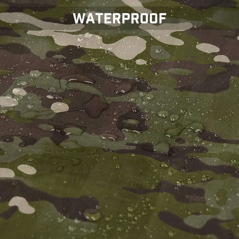 Camouflage Poncho With Storage Bag