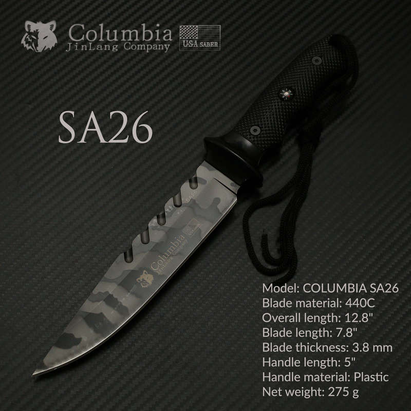 SA26 Multicolor Stainless Steel Knife