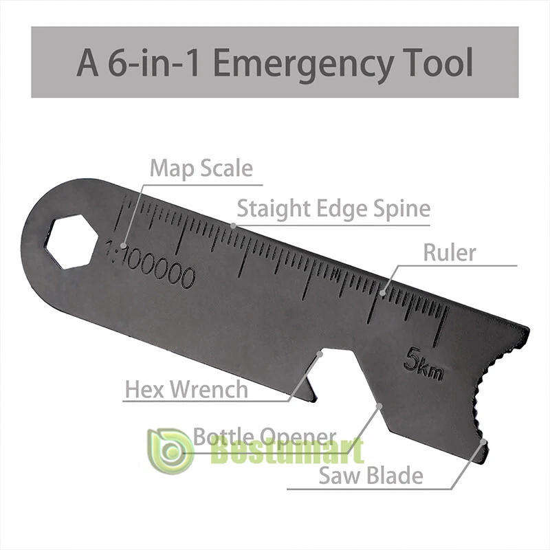 Magnesium Fire Starter set with carry pouch