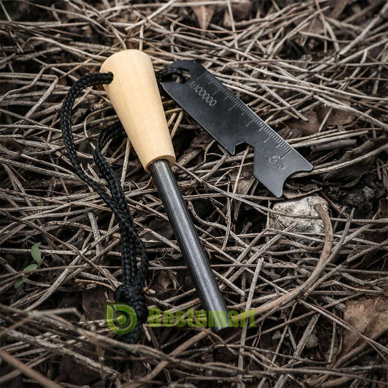 Magnesium Fire Starter set with carry pouch