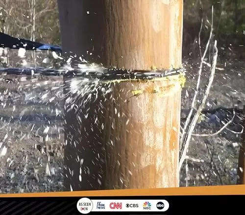 Survival Chainsaw with storage bag