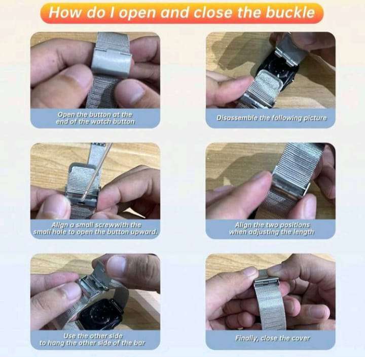 Full Touch Smart Watch with Gold Strap plus a Silicone Strap