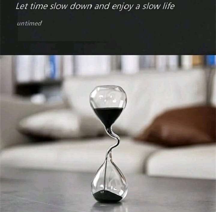 Hourglass with S-Shaped (Slow Down Hour Glass)