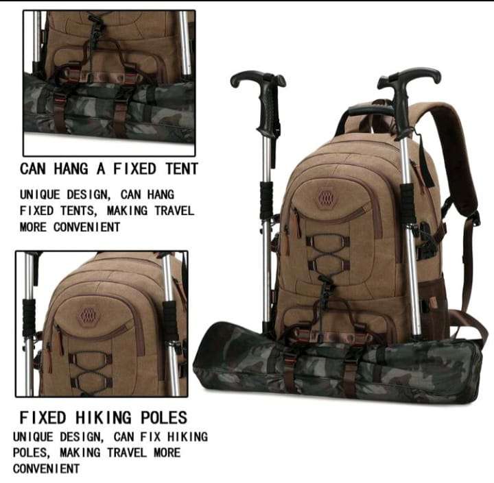 Outdoor Travel Backpack - Grey