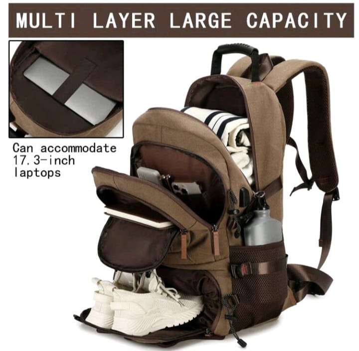 Outdoor Travel Backpack - Grey