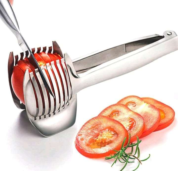 Handheld Lemon & Tomato Round Slicer  Easy Slicing for Lemons, Tomatoes, Eggs, and More