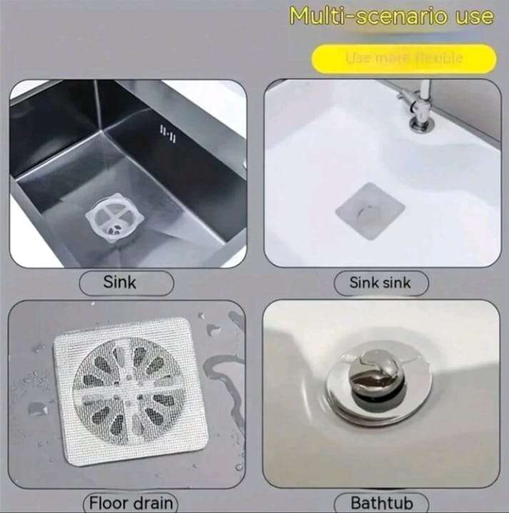 20-Piece Disposable Drain Filter and Sink Strainer  Keep Your Drains Clog-Free!