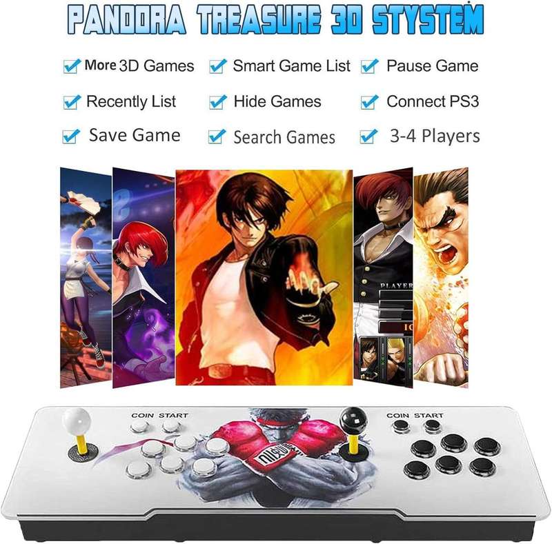 Pandora Box 60s- Retro Video Games Arcade Console