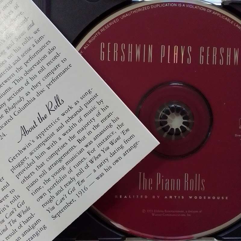 Gershwin (CD) Plays Gershwin - The Piano Rolls