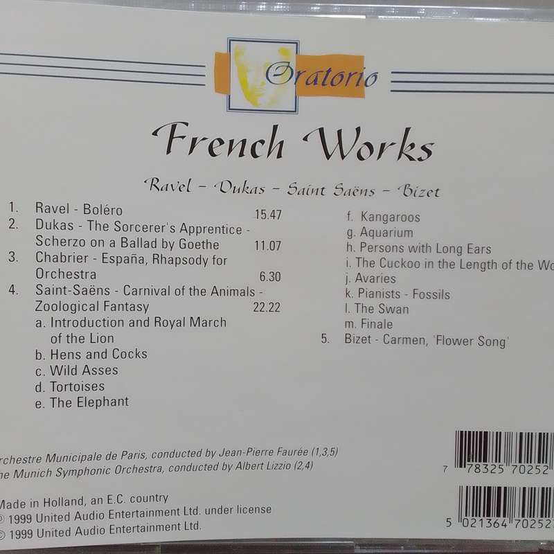 French Works (CD) Compilation