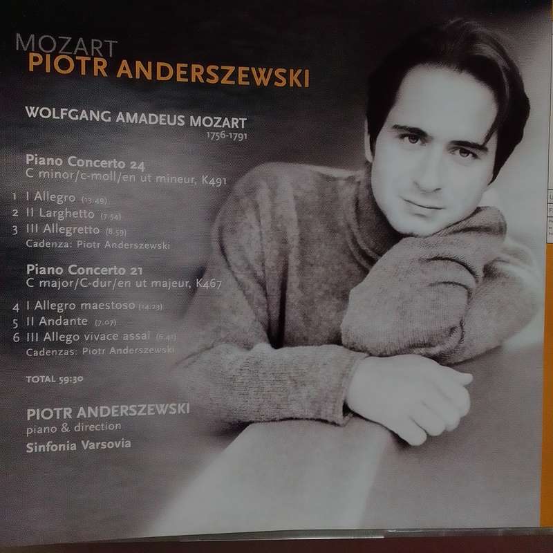 Piotr Anderszewski (CD) Mozart Piano Concertos 21 & 24