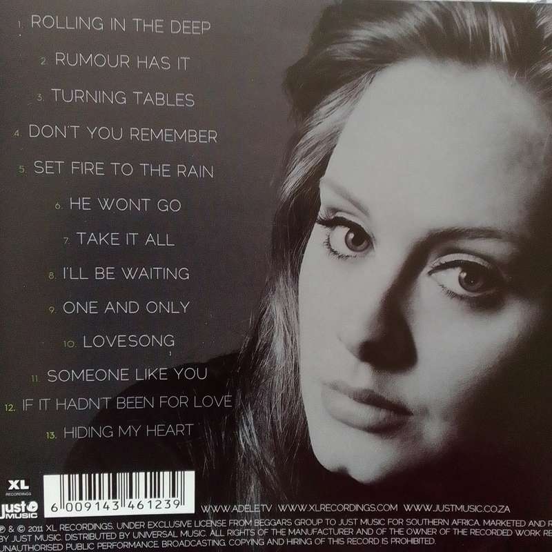 Adele (CD) 21