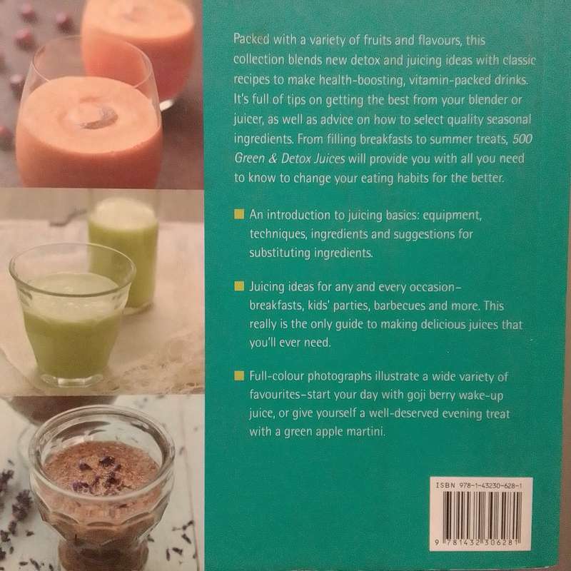 500 Green & Detox Juices (Soft Cover) Carol Beckerman