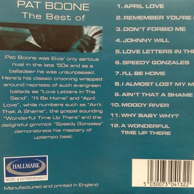 Pat Boone (CD) The Best Of