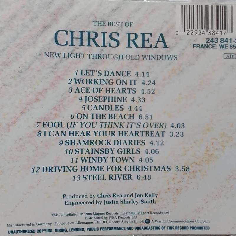 Chris Rea (CD) New Light Through Old Windows - The Best Of