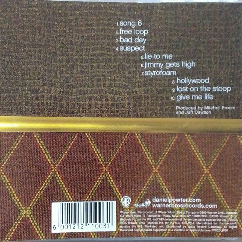 Daniel Powter (CD) Daniel Powter