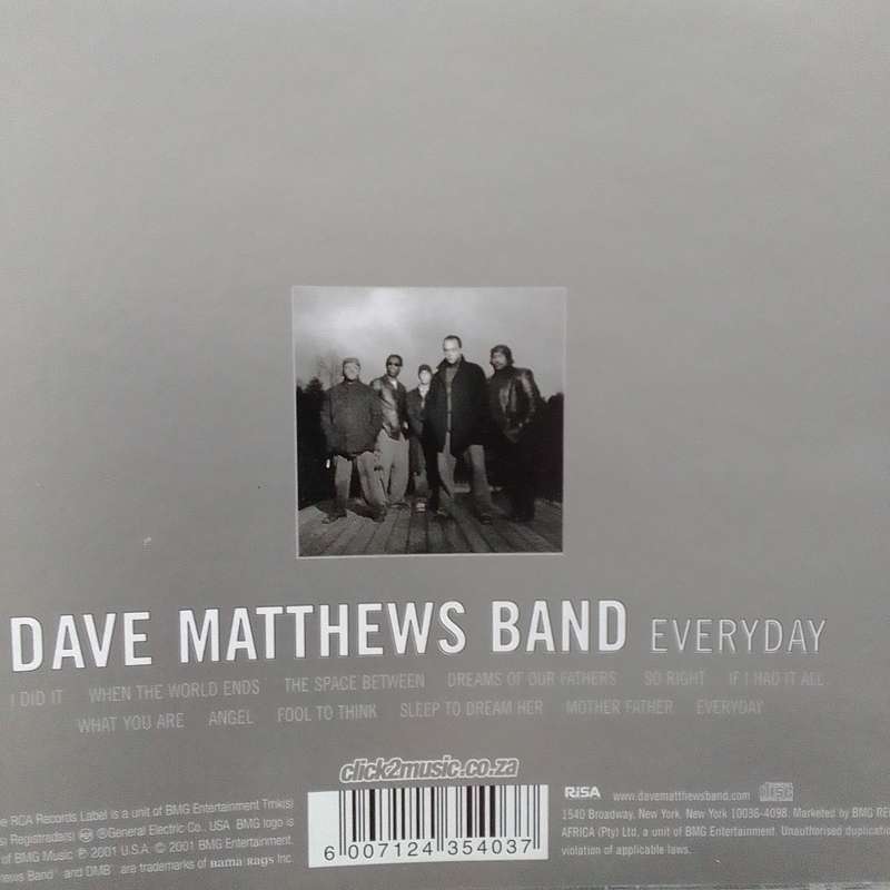 Dave Matthews Band (CD) Everyday