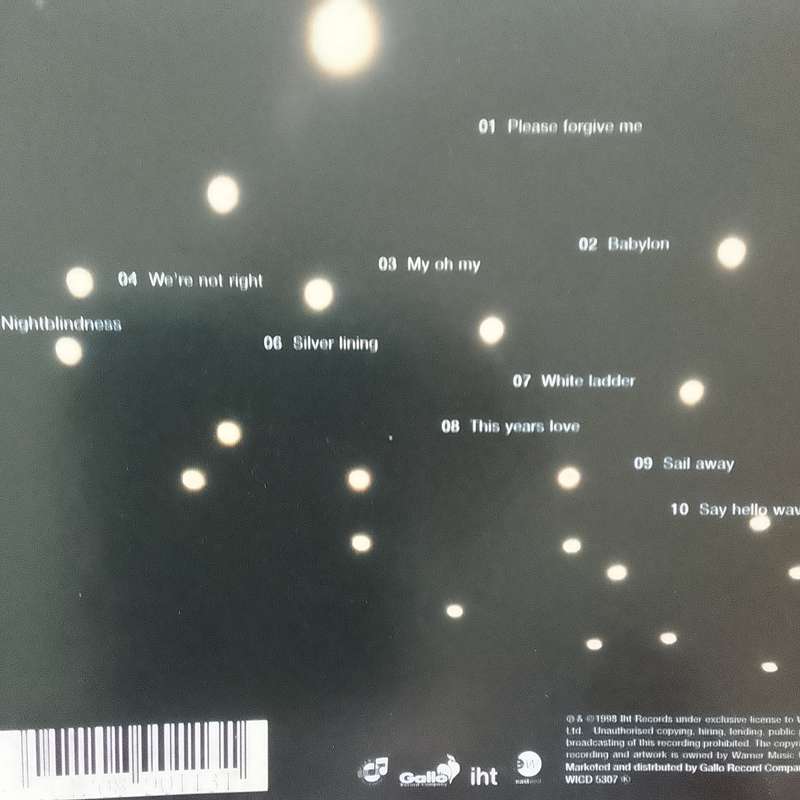 David Gray (CD) White Ladder