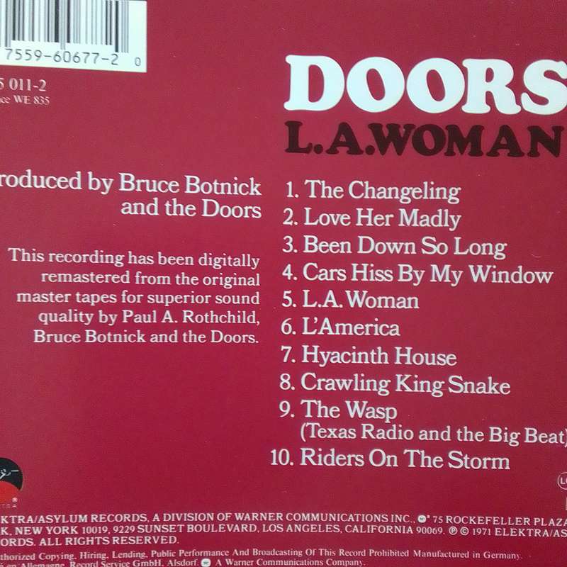 The Doors (CD) L.A. Woman