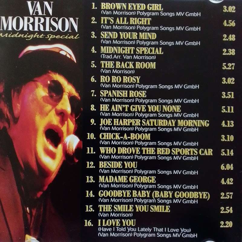 Van Morrison (CD) Midnight Special
