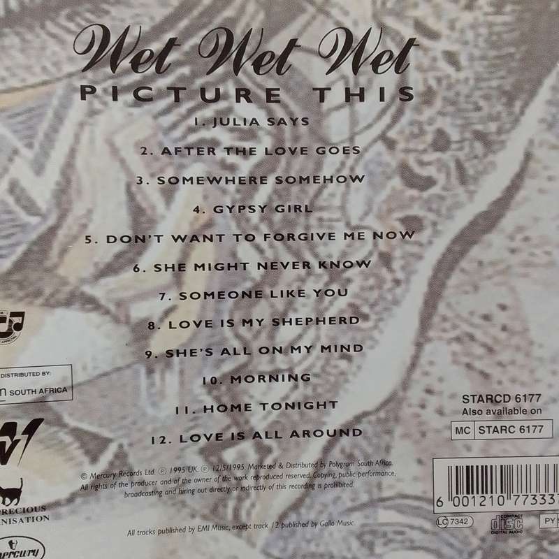 Wet Wet Wet (CD) Picture This