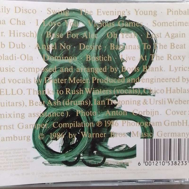 Yello (CD) 1980-1985 The New Mix In One Go