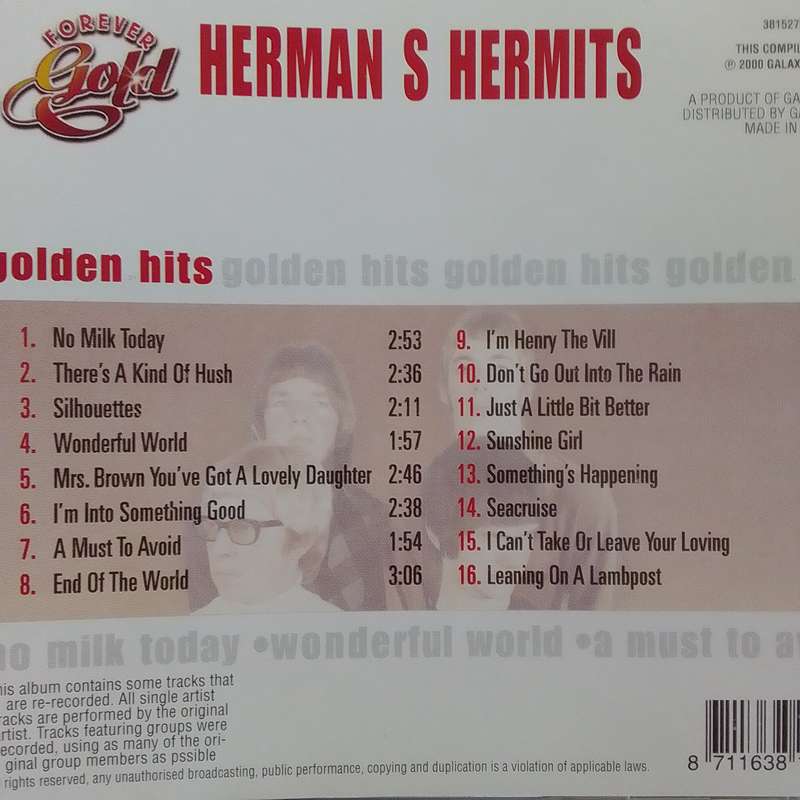 Herman's Hermits (CD) Golden Hits