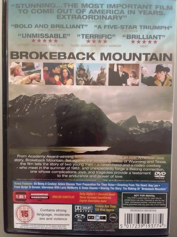 Brokeback Mountain (DVD) Heath Ledger